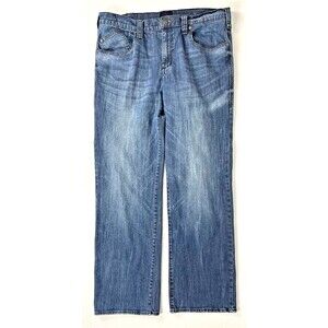 Rock & Republic Jagger Relaxed Straight Medium Wash Jeans - Men's Size 38x32